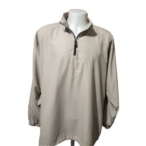 Golf Jacket 2XLT Men's XXLT Pro Player Tour Pullover Mesh Lining 1/4 Zip. Pocket